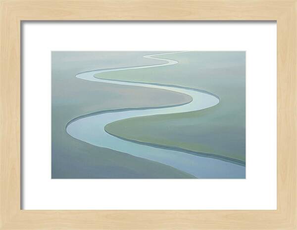 River Meander Through Tranquil Landscape
