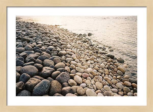 River Pebble Gradient By Size