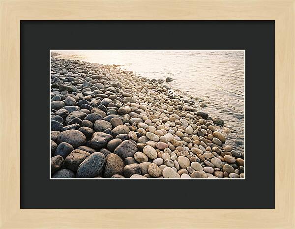 River Pebble Gradient By Size