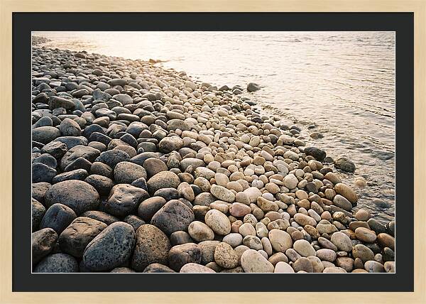 River Pebble Gradient By Size