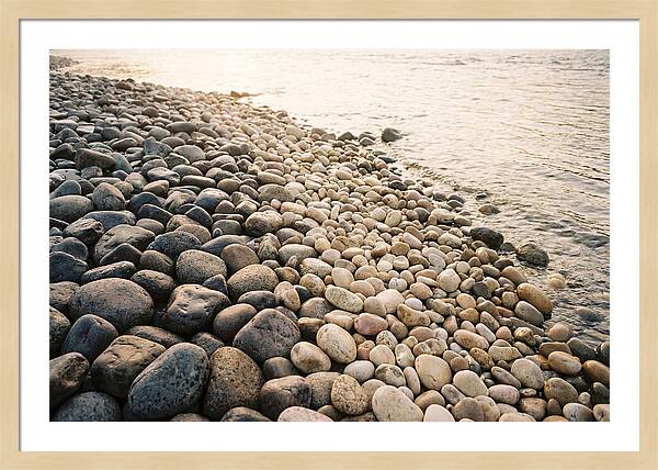River Pebble Gradient By Size
