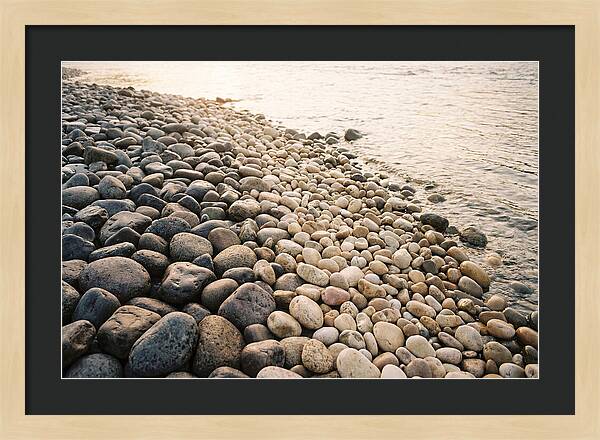 River Pebble Gradient By Size