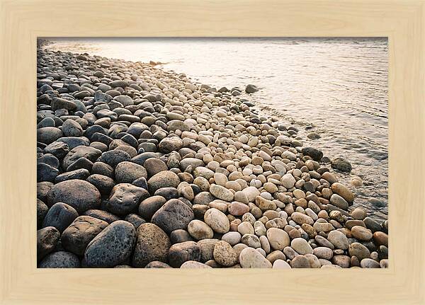 River Pebble Gradient By Size