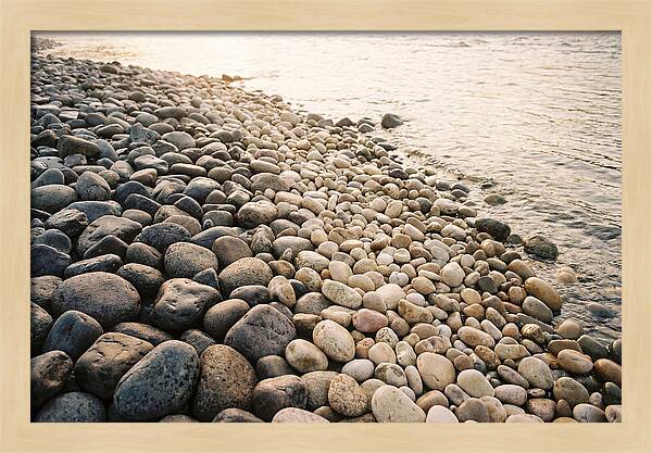 River Pebble Gradient By Size