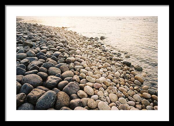 River Pebble Gradient By Size