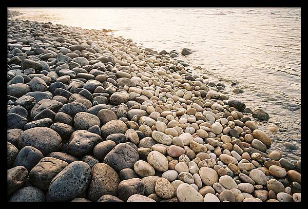 River Pebble Gradient By Size