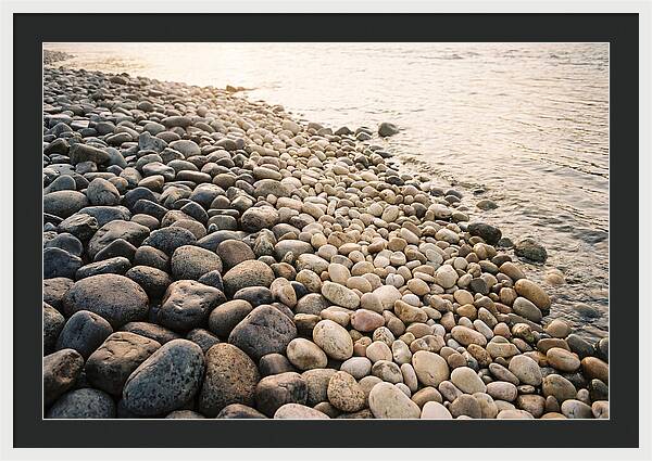 River Pebble Gradient By Size