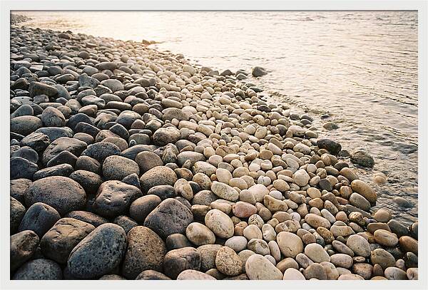River Pebble Gradient By Size