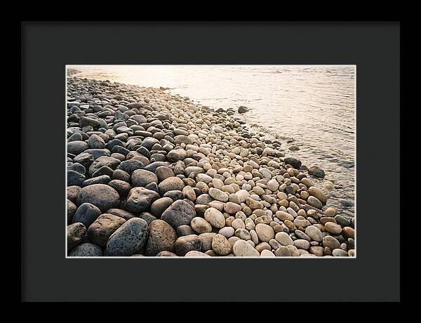 River Pebble Gradient By Size