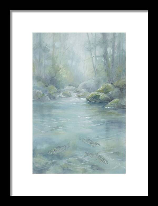 River Pool With Trout