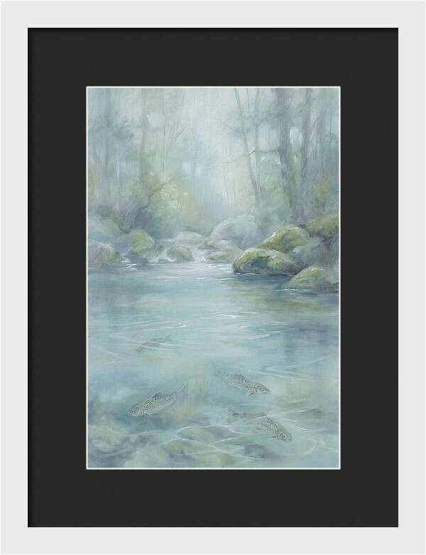 River Pool With Trout