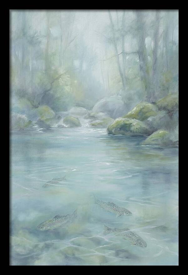 River Pool With Trout