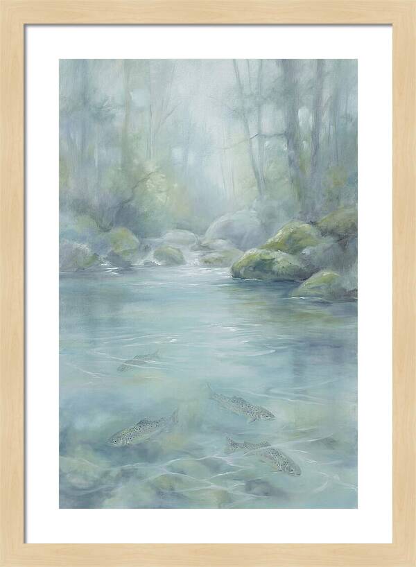 River Pool With Trout