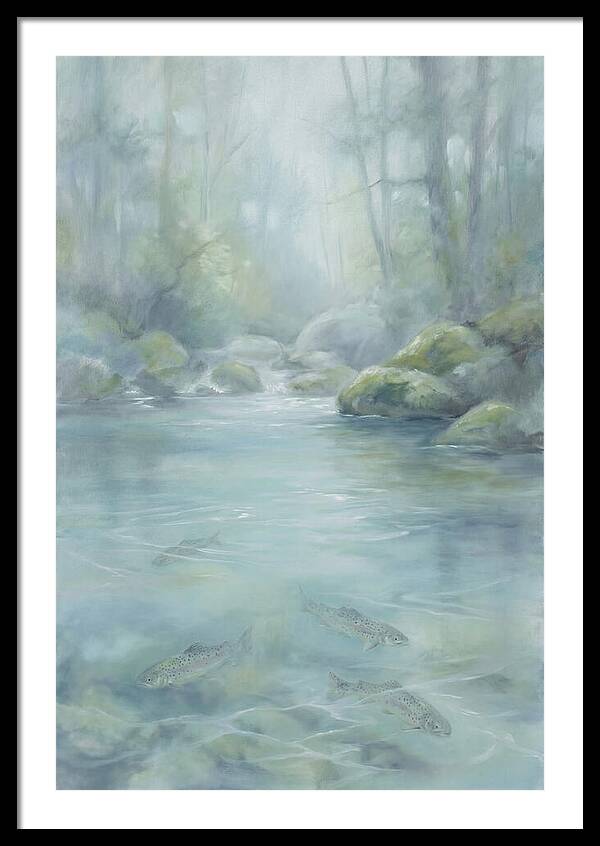 River Pool With Trout