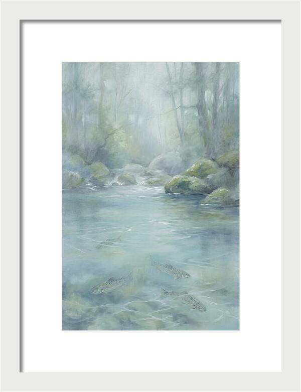 River Pool With Trout