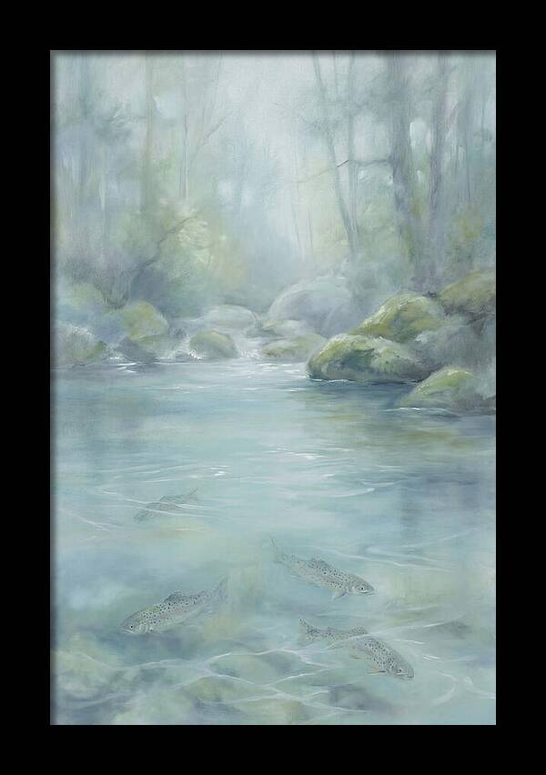 River Pool With Trout