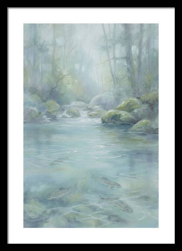 River Pool With Trout