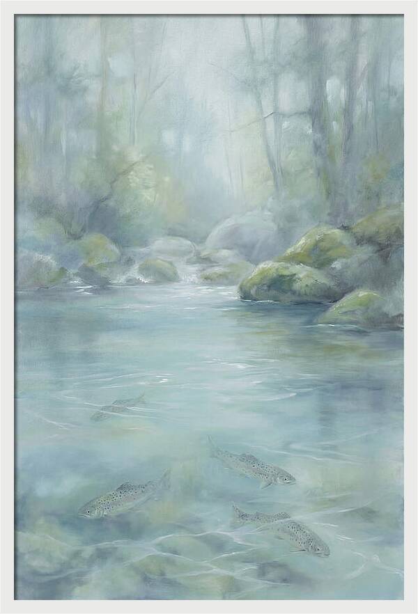 River Pool With Trout