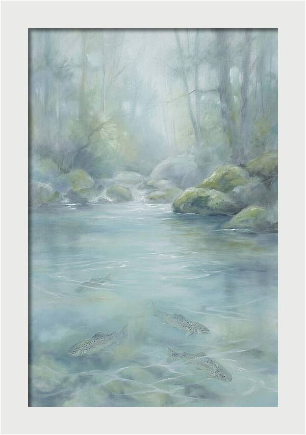 River Pool With Trout