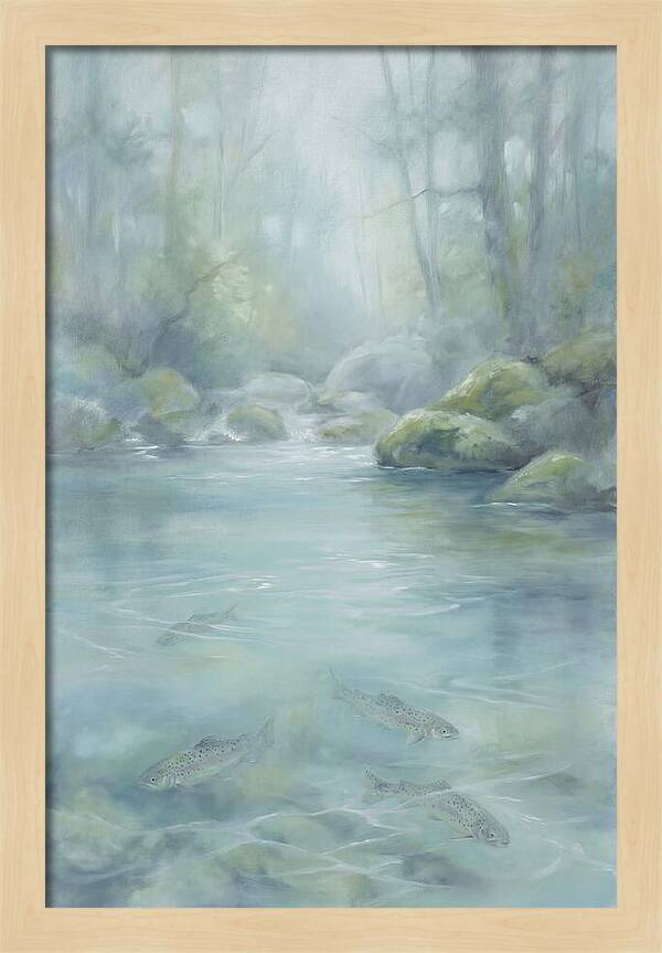River Pool With Trout