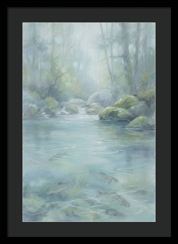 River Pool With Trout