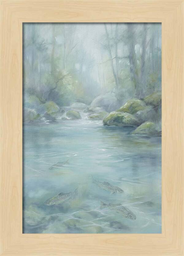 River Pool With Trout