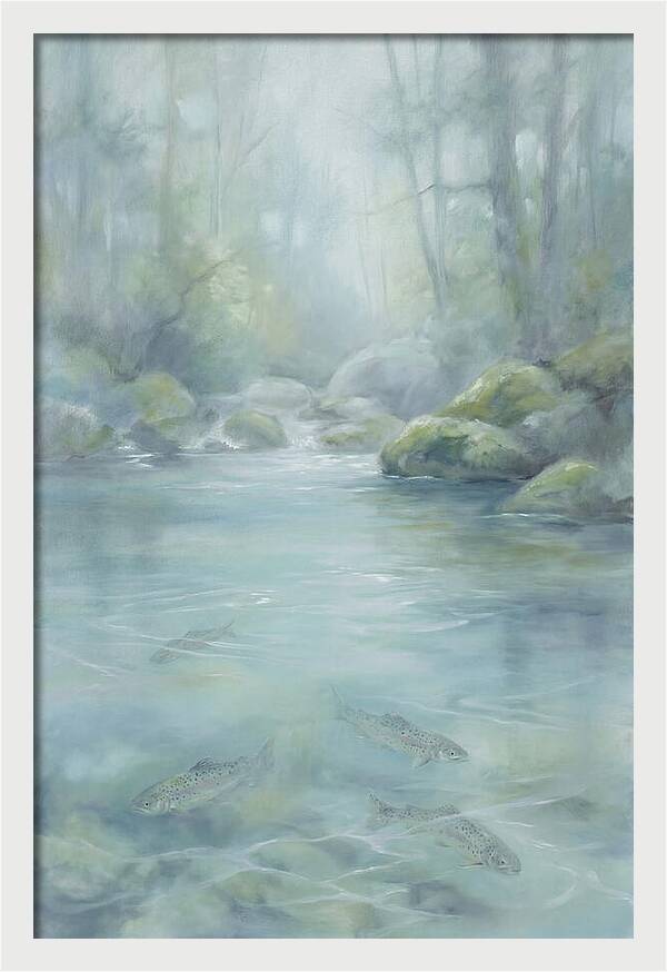 River Pool With Trout