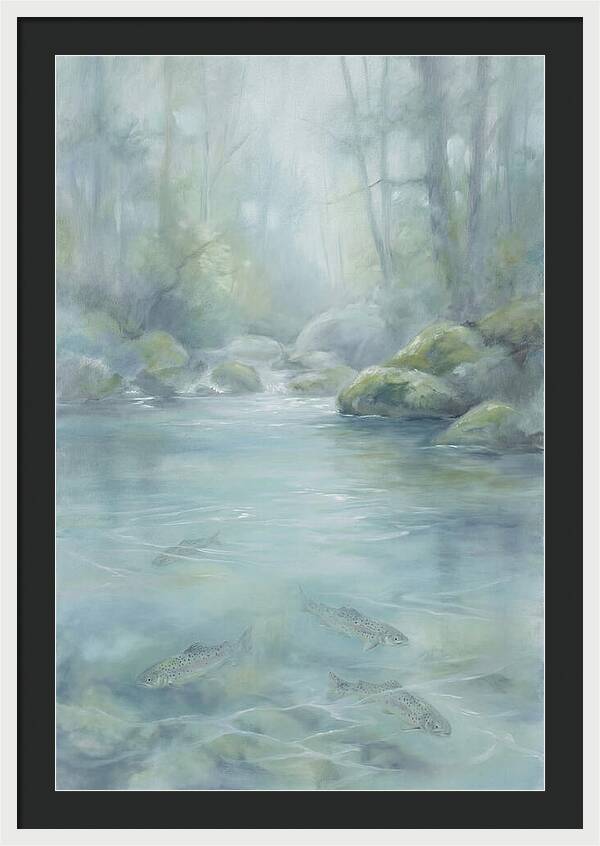 River Pool With Trout