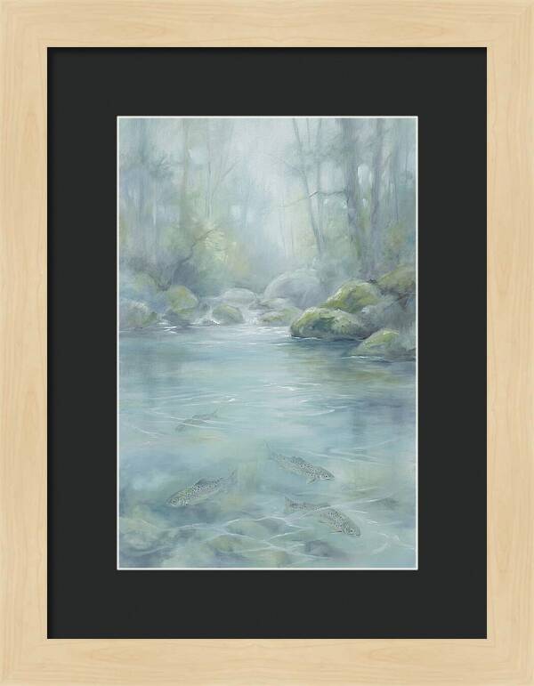 River Pool With Trout