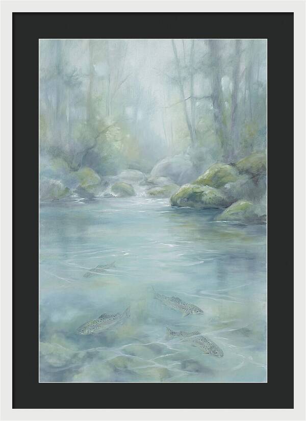 River Pool With Trout