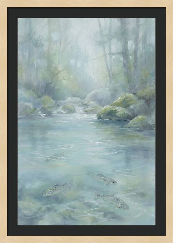 River Pool With Trout