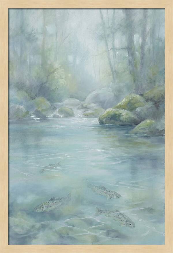 River Pool With Trout