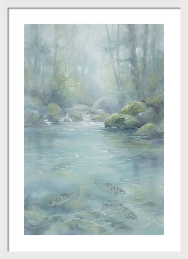 River Pool With Trout