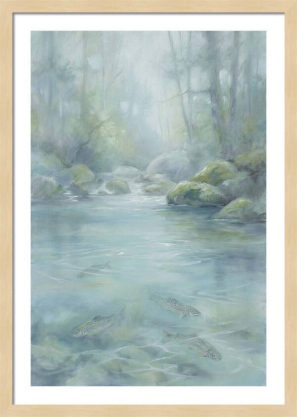 River Pool With Trout