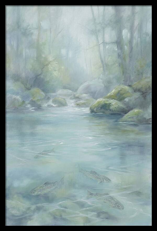 River Pool With Trout