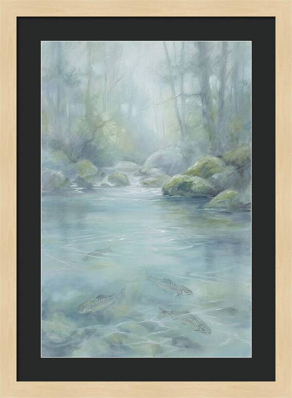 River Pool With Trout