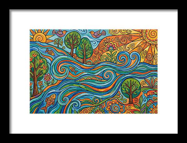 River Rapids And Natures Harmony