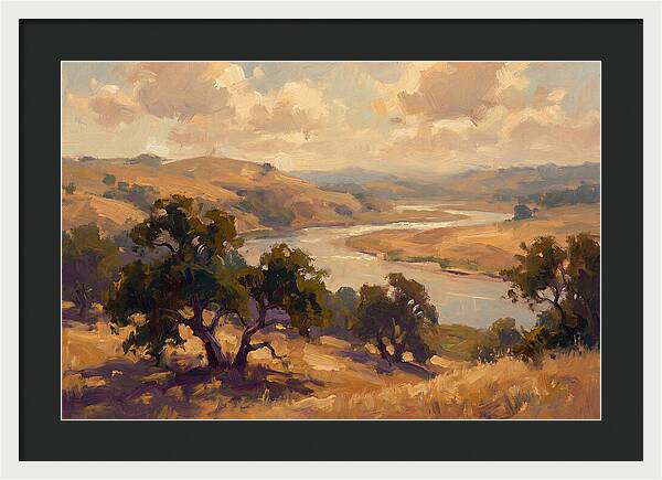 River Reflections Under Summer Sun