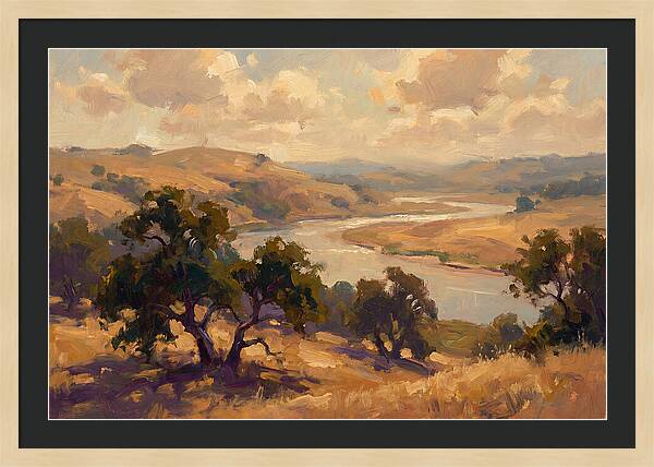River Reflections Under Summer Sun