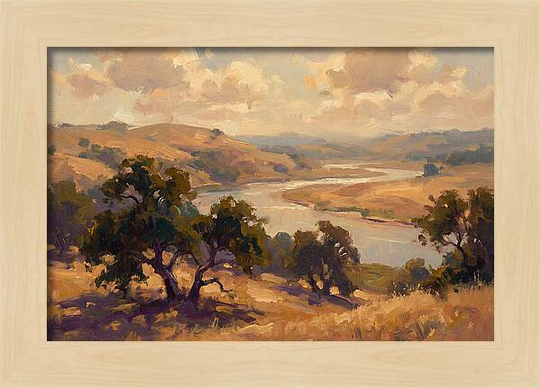 River Reflections Under Summer Sun