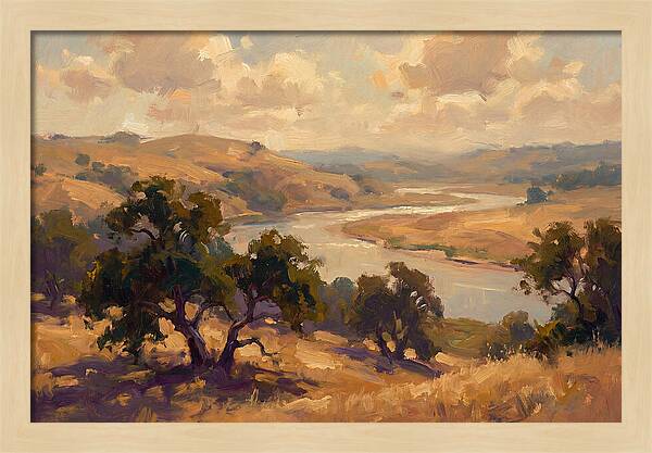 River Reflections Under Summer Sun