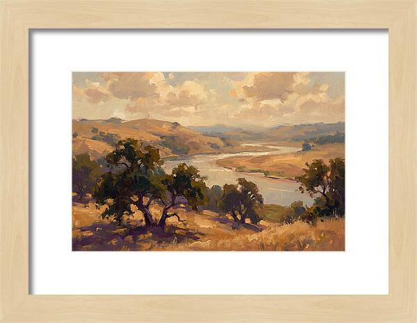River Reflections Under Summer Sun