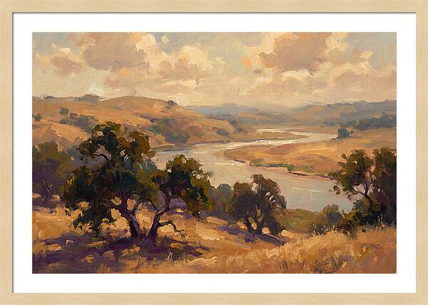 River Reflections Under Summer Sun