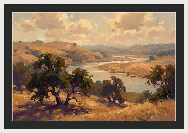 River Reflections Under Summer Sun