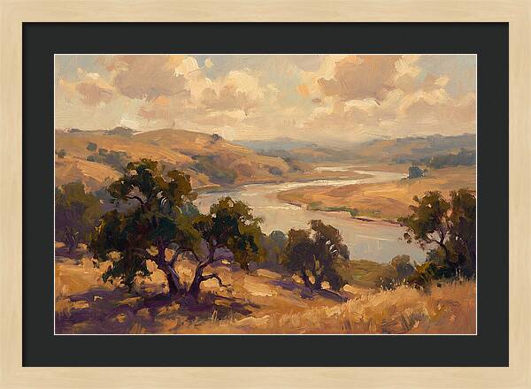 River Reflections Under Summer Sun