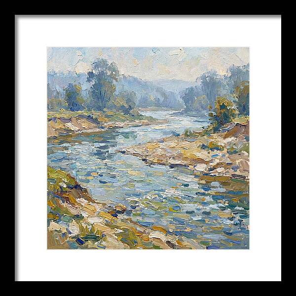 River Serenity In Pastel Hues
