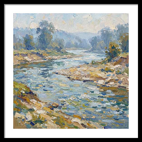 River Serenity In Pastel Hues