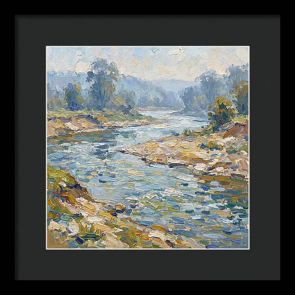River Serenity In Pastel Hues