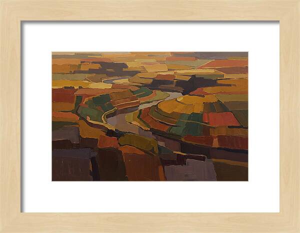 River Valley With Meander Bends