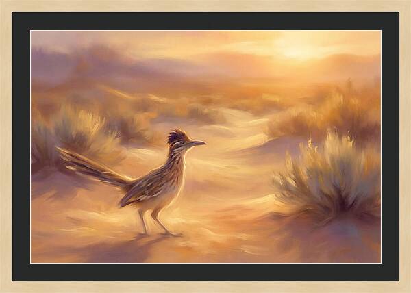 Roadrunner At Sunset